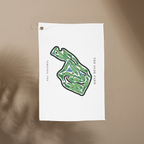 The Olde Farm, Golf Course Towel, Virginia | Golf Course Print Towels