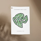Colorado Golf Club, Golf Course Towel, Colorado | Golf Course Print Towels