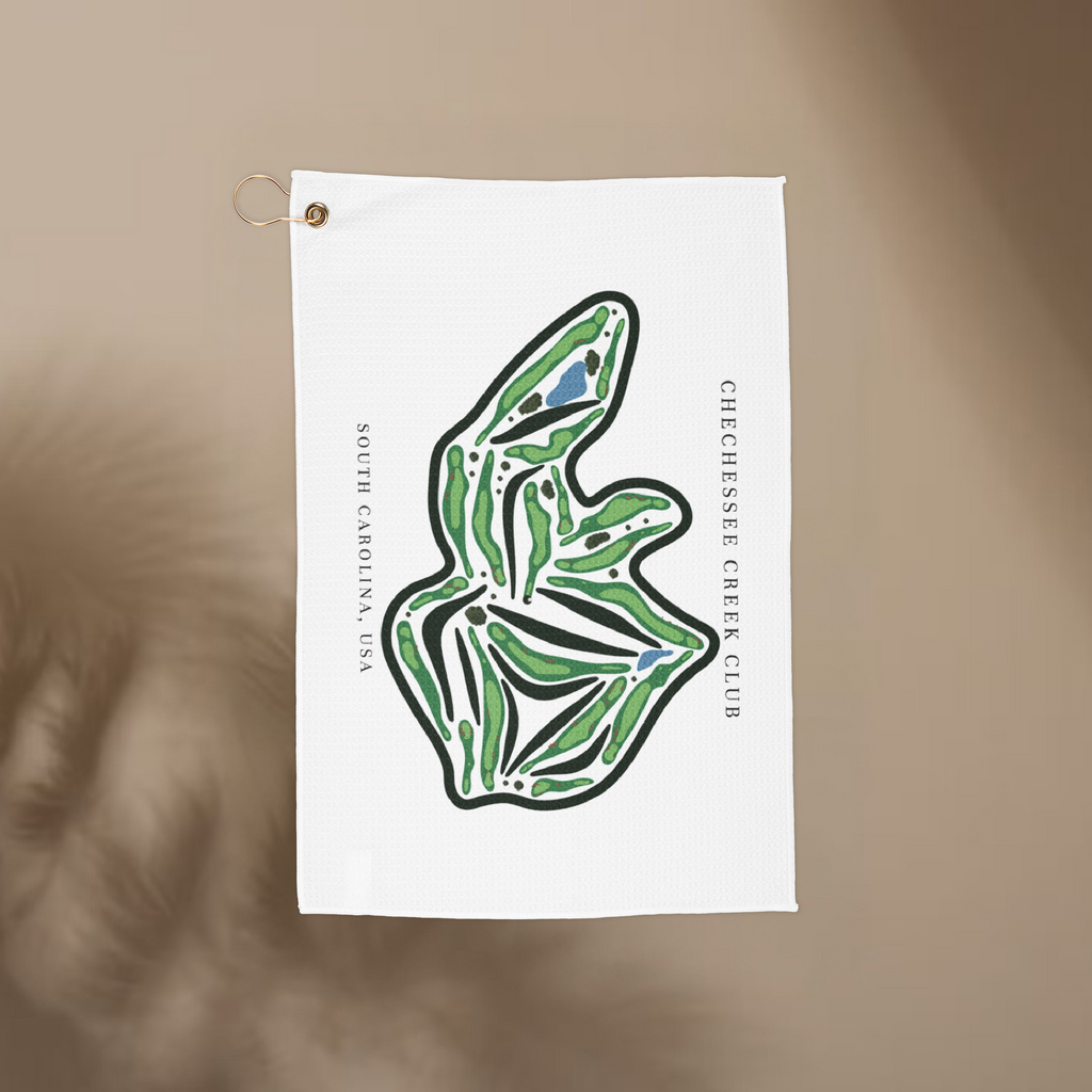 Chechessee Creek Club, Golf Course Towel, South Carolina | Golf Course Print Towels