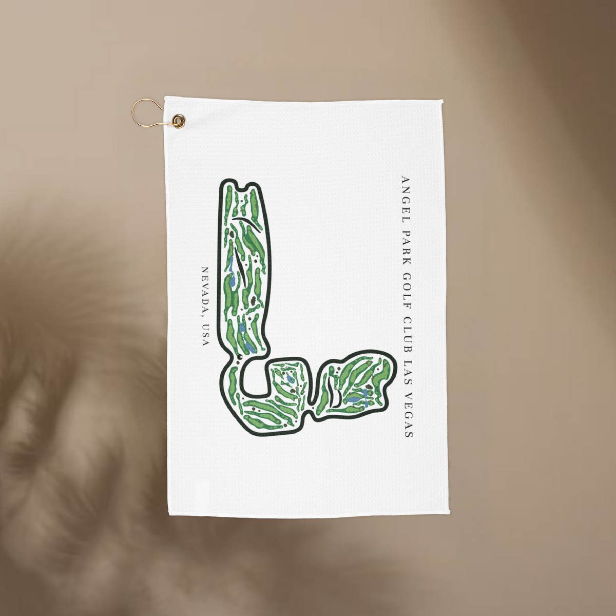 Angel Park Golf Club Las Vegas, Golf Course Towel, Nevada | Golf Course Print Towels