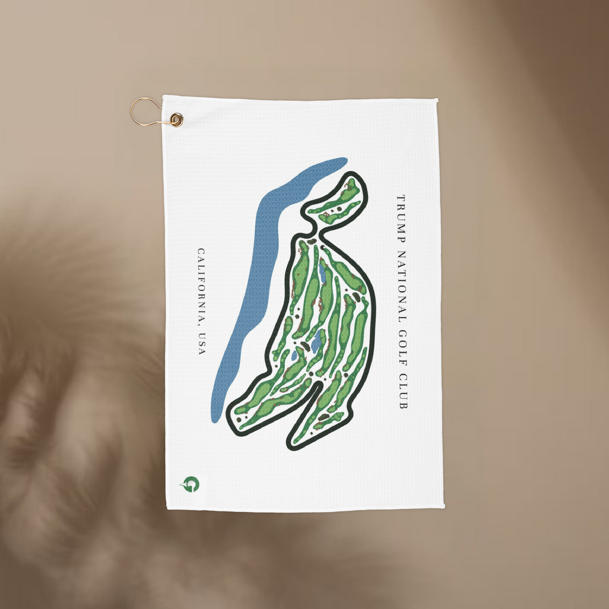 Trump National Golf Club, Golf Course Print, California | Golf Course Print Towels | Golf Course Microfiber