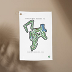 Pinehurst Resort #8 Golf Course Prints, North Carolina | Golf Course Print Towels | Golf Course Microfiber