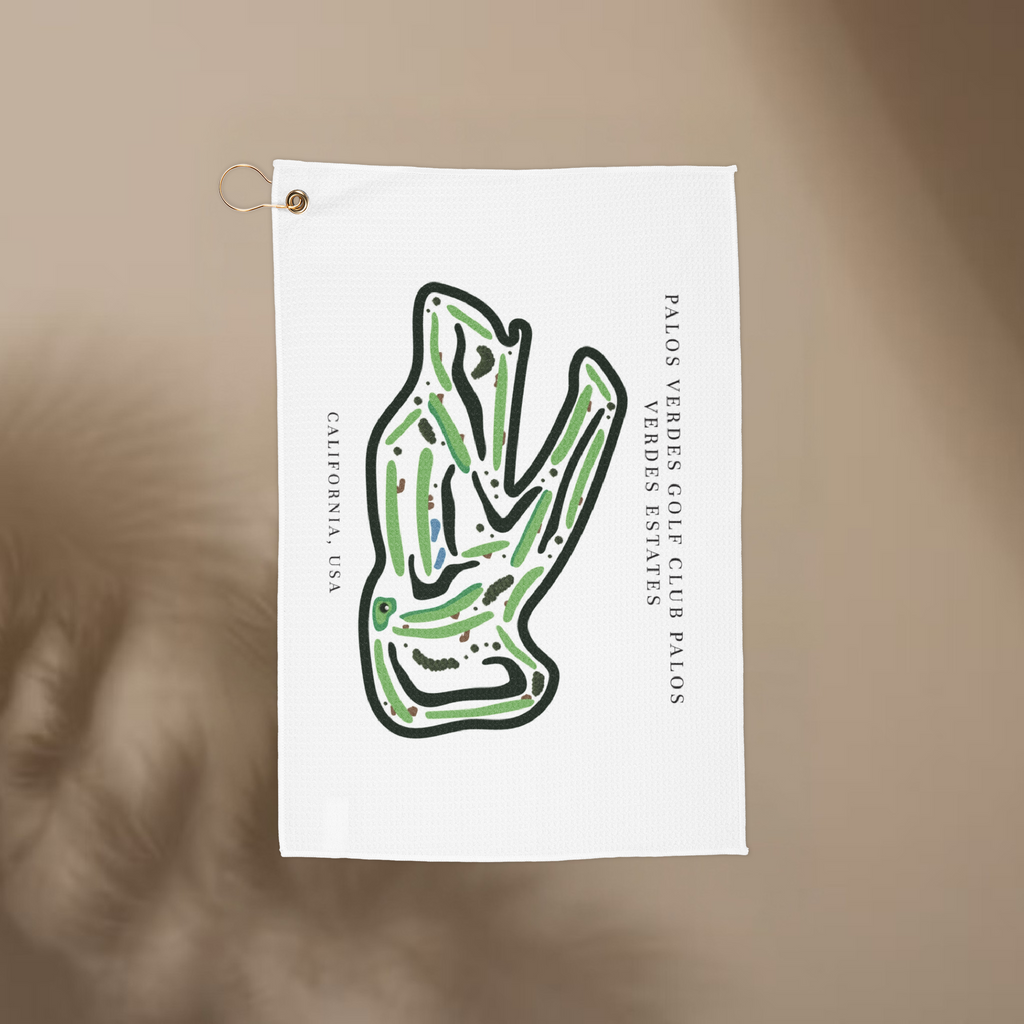 Palos Verdes Golf Club Golf Course Prints, California | Golf Course Print Towels | Golf Course Microfiber