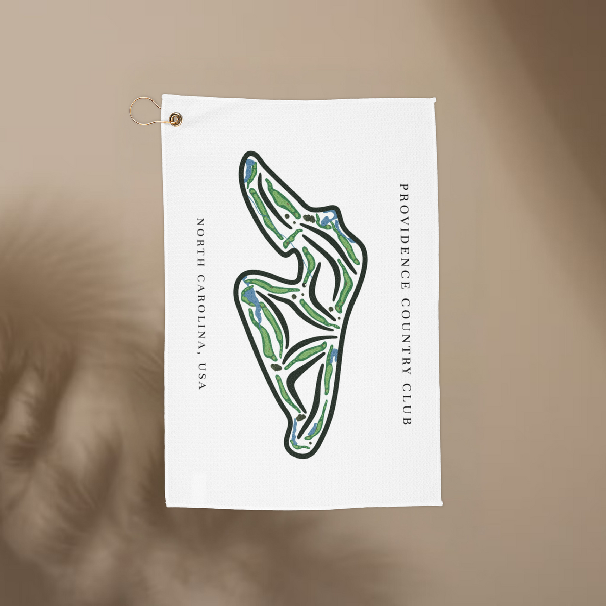 Providence Country Club, Golf Course Towel, North Carolina | Golf Course Print Towels
