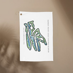 Osprey Point Golf Course Towel, Kiawah Island SC | Microfiber Map Towel