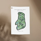 Butterfield Trail Golf Club, Golf Course Towel, Texas | Golf Course Print Towels