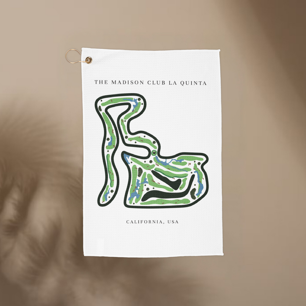 The Madison Club Golf Course Prints, California | Golf Course Print Towels | Golf Course Microfiber