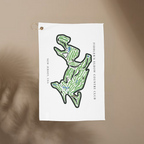 Fiddler’s Elbow Country Club Golf Course Prints, New Jersey | Golf Course Print Towels | Golf Course Microfiber