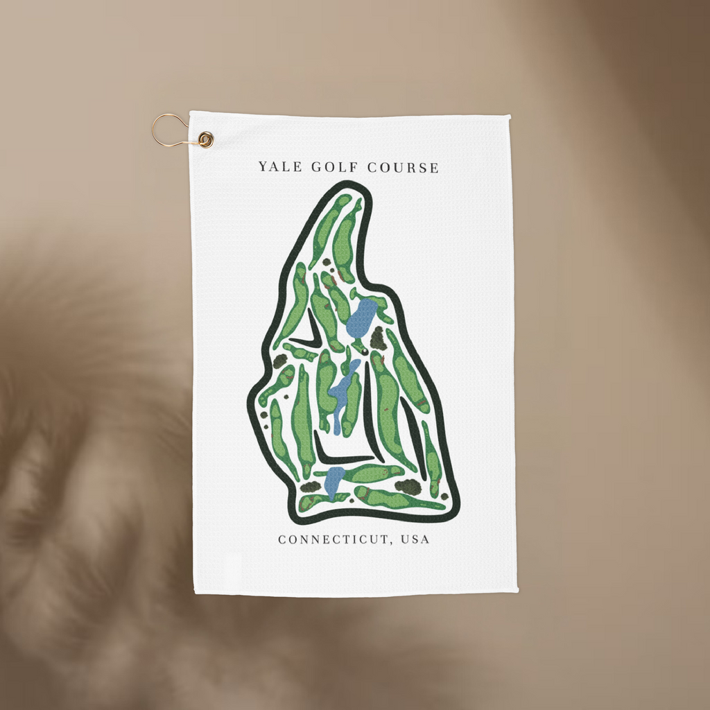 Yale Golf Course, Golf Course Towel, Connecticut | Golf Course Print Towels