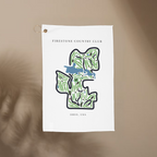 Firestone Country Club Golf Course Prints, Ohio | Golf Course Print Towels | Golf Course Microfiber