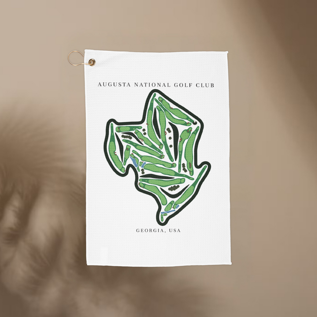 Augusta National Golf Club, Golf Course Print, Georgia | Golf Course Print Towels | Golf Course Microfiber