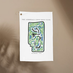 The Admirals Cove Golf Club, Golf Course Towel, Florida | Golf Course Print Towels