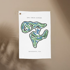 TPC Twin Cities, Golf Course Towel, Minnesota | Golf Course Print Towels
