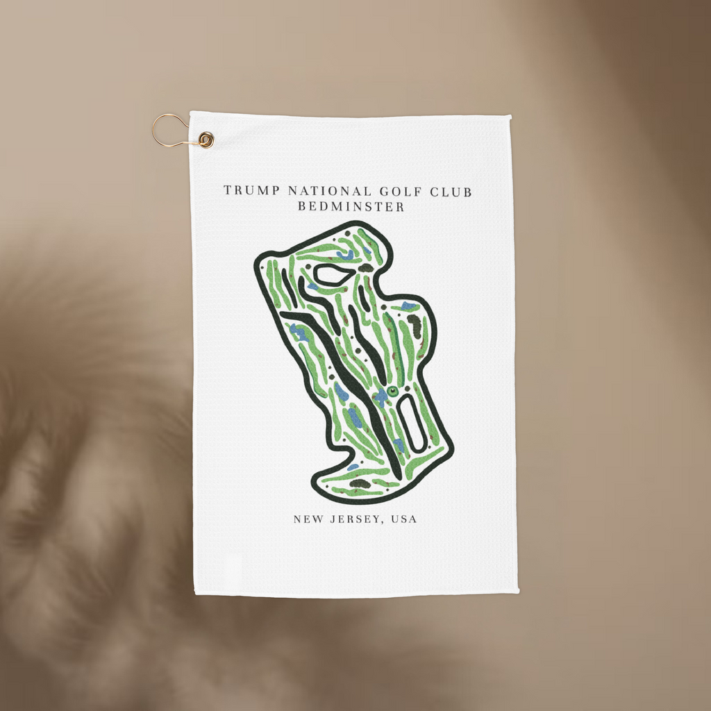 Trump National Golf Club Bedminster, Golf Course Towel, New Jersey | Golf Course Print Towels