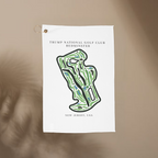 Trump National Golf Club Bedminster, Golf Course Towel, New Jersey | Golf Course Print Towels