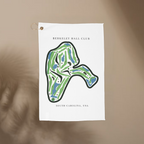 Berkeley Hall Club, Golf Course Towel, South Carolina | Golf Course Print Towels
