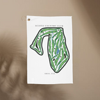 Scioto Country Club, Golf Course Towel, Ohio | Golf Course Print Towels