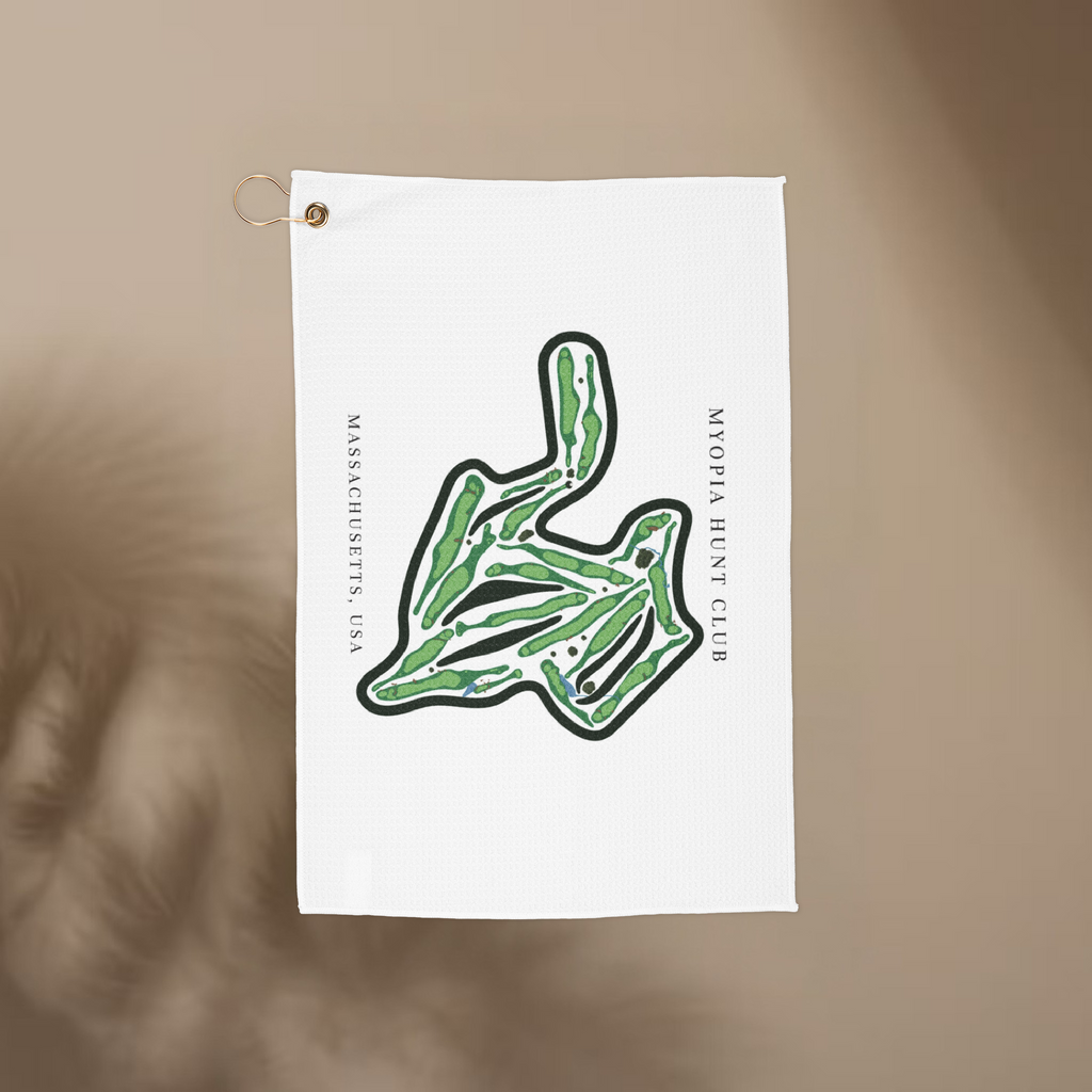 Myopia Hunt Club, Massachusetts | Golf Course Print Towels | Golf Course Microfiber