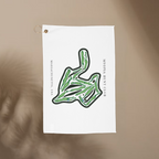 Myopia Hunt Club, Massachusetts | Golf Course Print Towels | Golf Course Microfiber