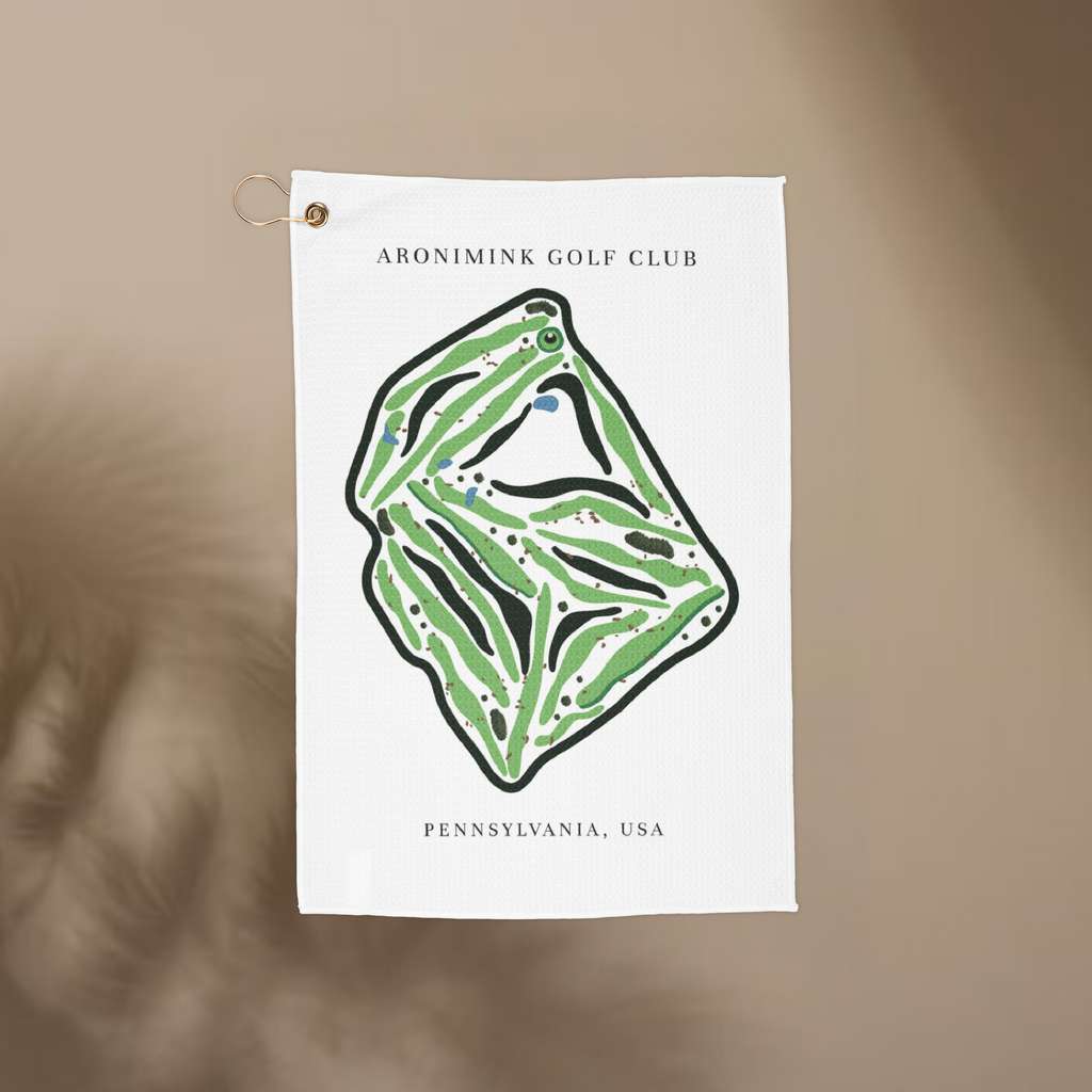 Aronimink golf club Pennsylvania | Golf Course Print Towels | Golf Course Microfiber