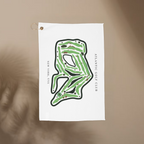 Atlantic Golf Club, Golf Course Towel, New York | Golf Course Print Towels