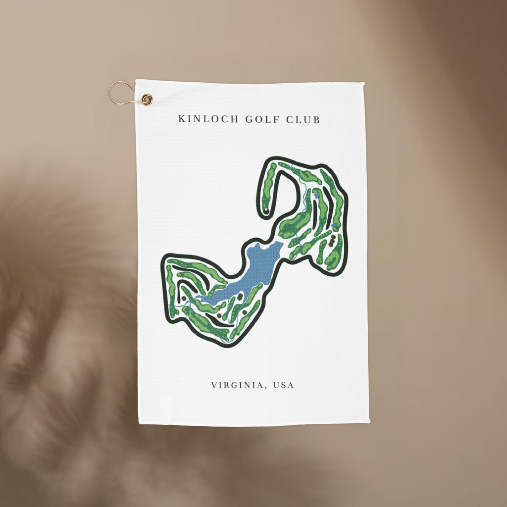 Kinloch Golf Club, Golf Course Towel, Virginia | Golf Course Print Towels