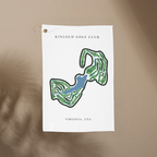 Kinloch Golf Club, Golf Course Towel, Virginia | Golf Course Print Towels