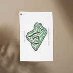 Yellowstone Club, Golf Course Towel, Montana| Golf Course Print Towels