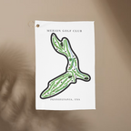 Merion Golf Club Golf Course Prints – Pennsylvania | Golf Course Print Towels | Golf Course Microfiber