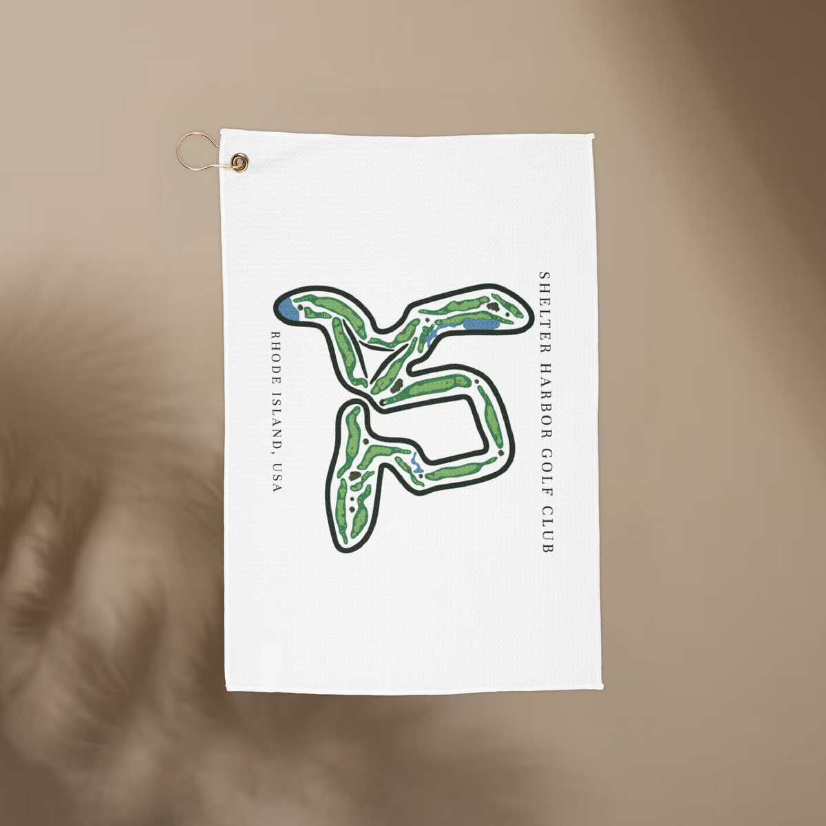 Shelter Harbor Golf Club‎, Golf Course Towel, Rhode Island | Golf Course Print Towels