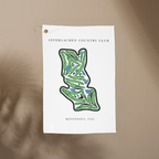 Interlachen Country Club, Golf Course Towel, Minnesota | Golf Course Print Towels