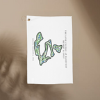 The Love Course at Barefoot Resort & Golf, Golf Course Towel, South Carolina | Golf Course Print Towels