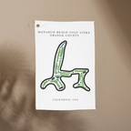 Monarch Beach Golf Links, Golf Course Print, California | Golf Course Print Towels | Golf Course Microfiber