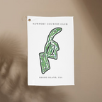 Newport Country Club, Golf Course Towel, Rhode Island | Golf Course Print Towels