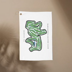 Wawonowin Country Club, Golf Course Towel, Michigan | Golf Course Print Towels