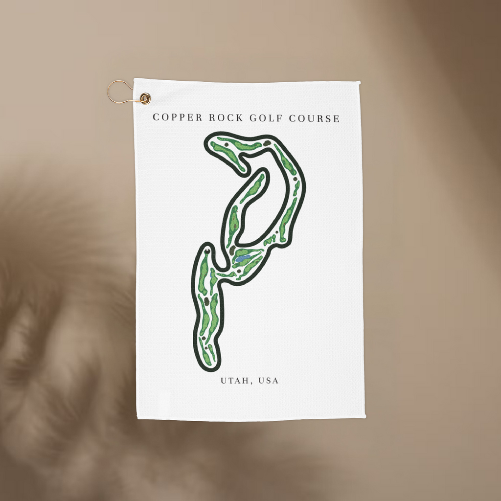 Copper Rock, Golf Course Towel, Utah | Golf Course Print Towels