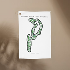 Copper Rock, Golf Course Towel, Utah | Golf Course Print Towels
