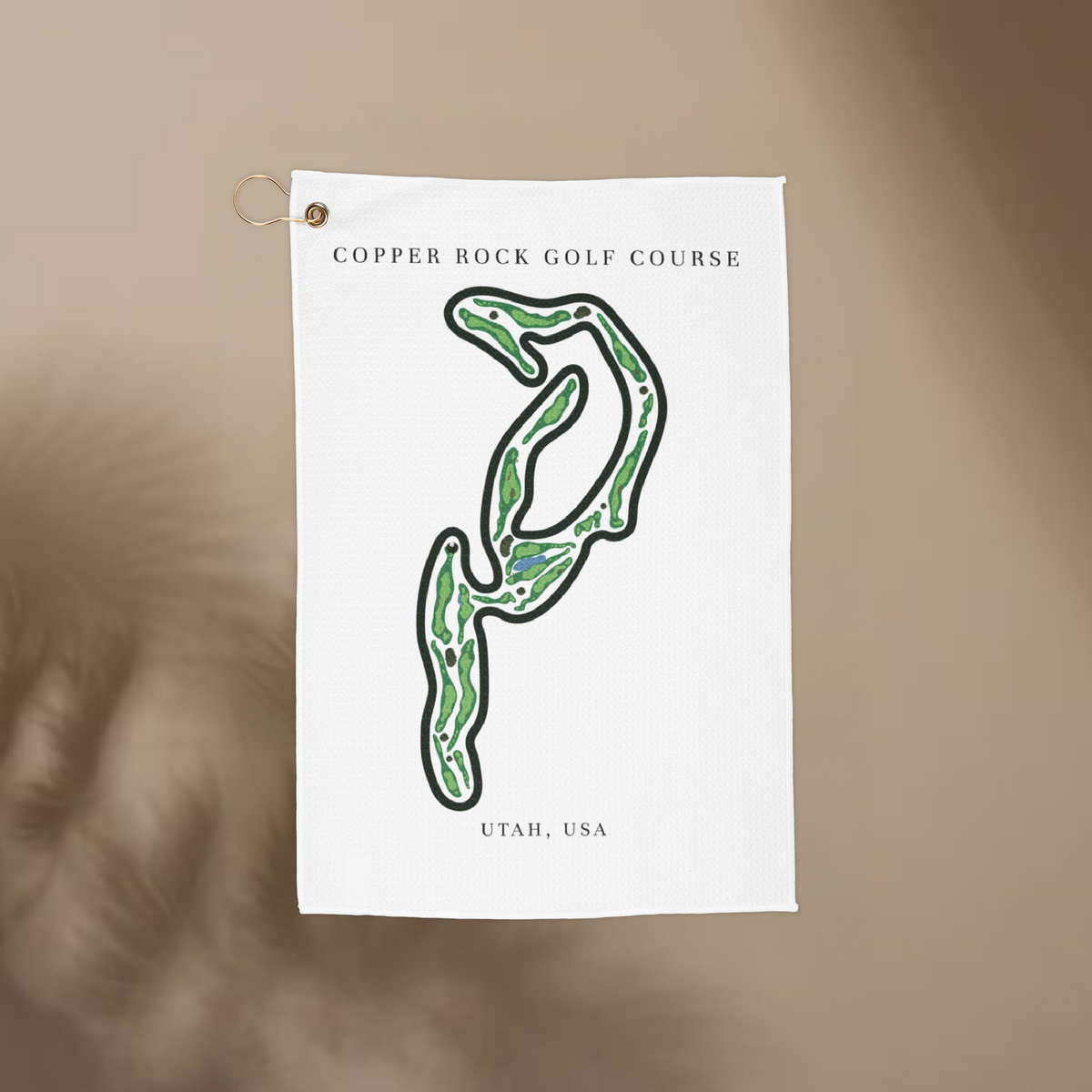 Copper Rock, Golf Course Towel, Utah | Golf Course Print Towels