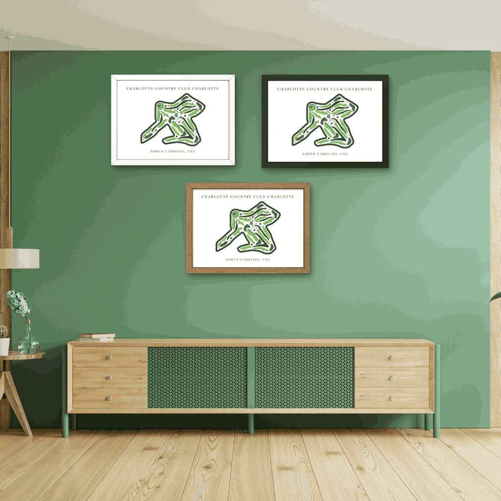 Charlotte Country Club Golf Course Print, North Carolina