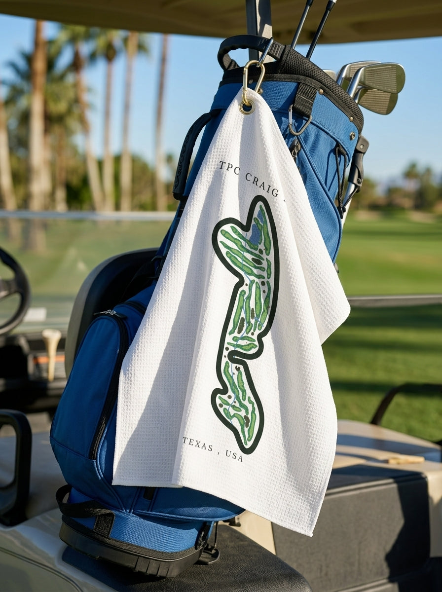 TPC Craig Ranch, Texas | Golf Course Print Towels | Golf Course Microfiber