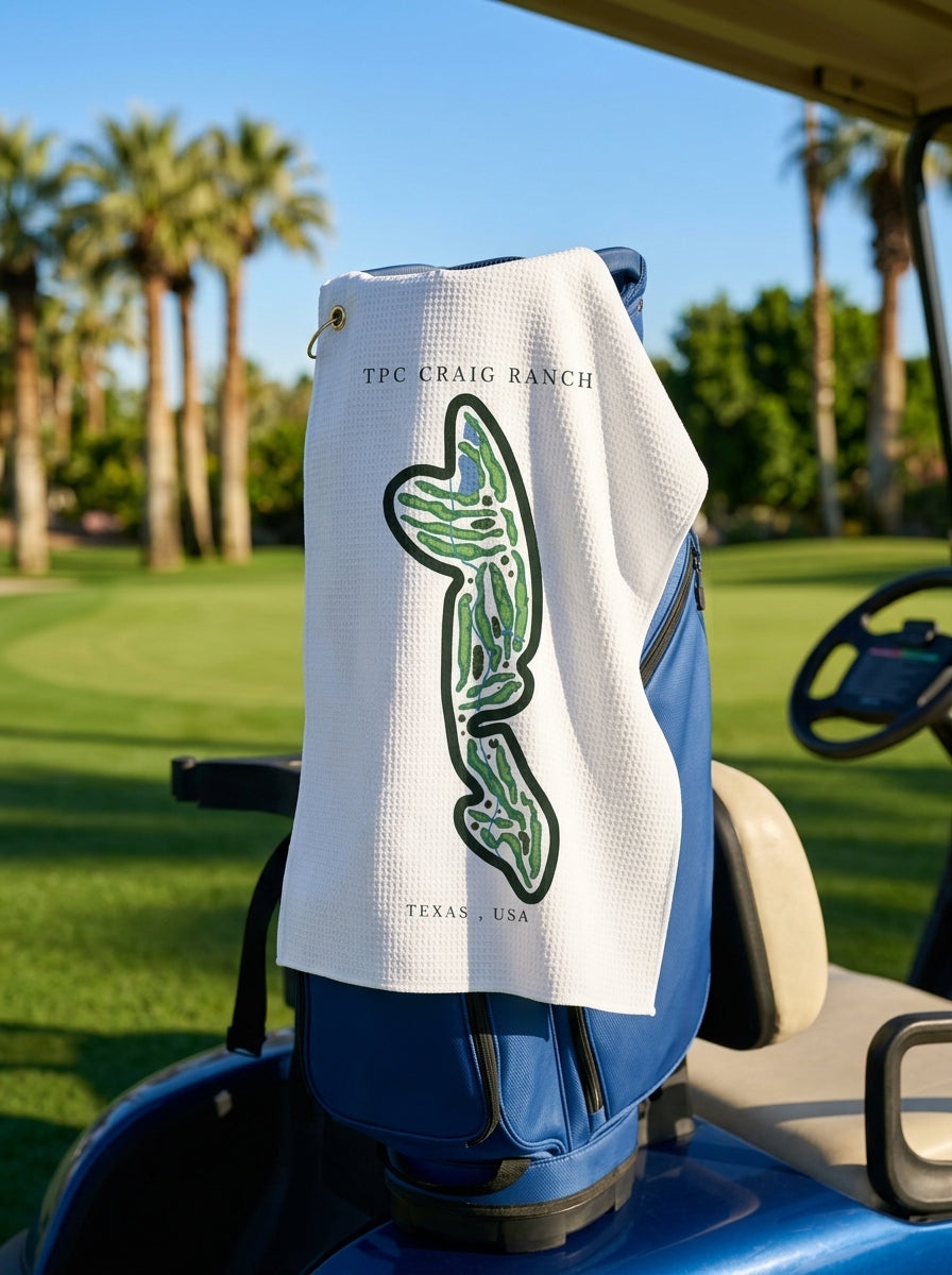 TPC Craig Ranch, Texas | Golf Course Print Towels | Golf Course Microfiber