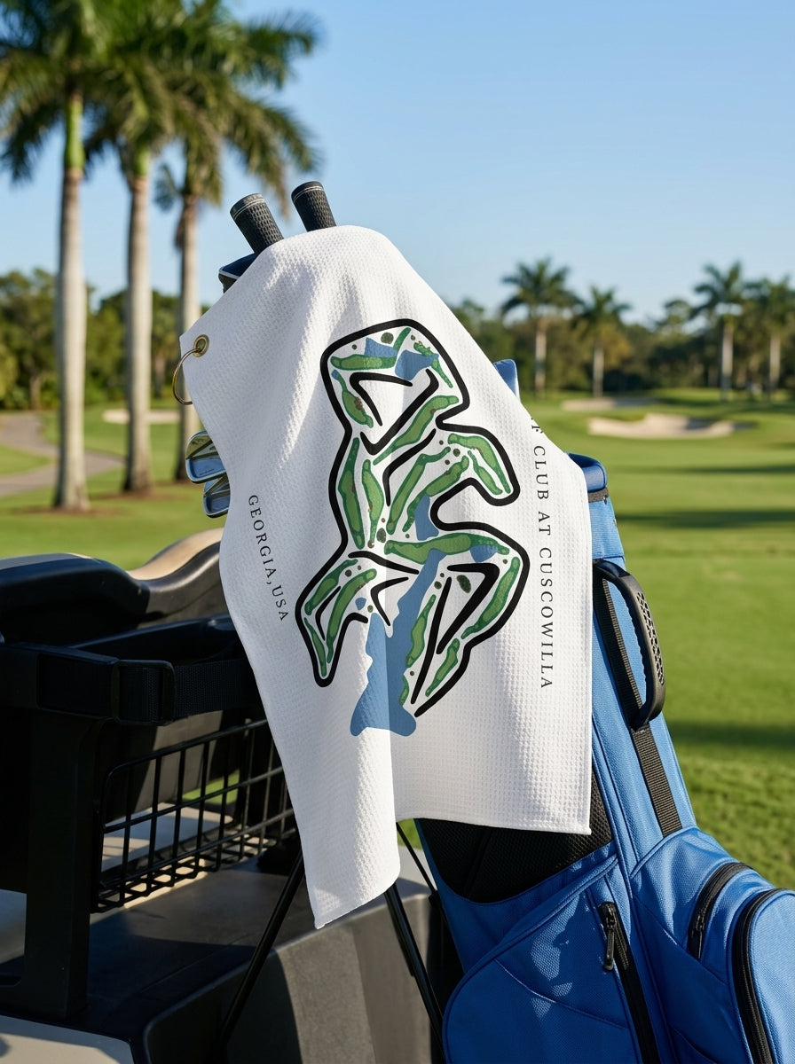 Cuscowilla Golf Club, Golf Course Print, Georgia | Golf Course Print Towels | Golf Course Microfiber