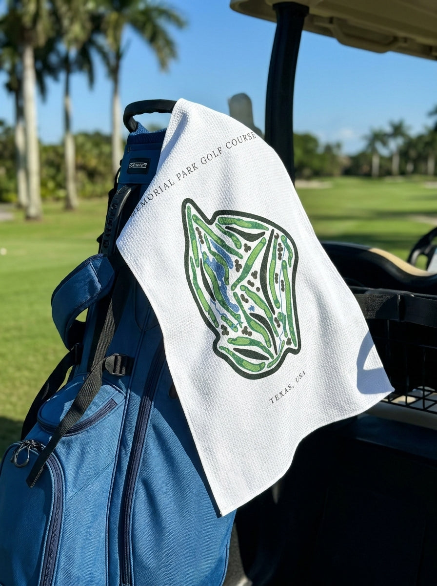 Memorial Park, Golf Course Towel, Texas | Golf Course Print Towels