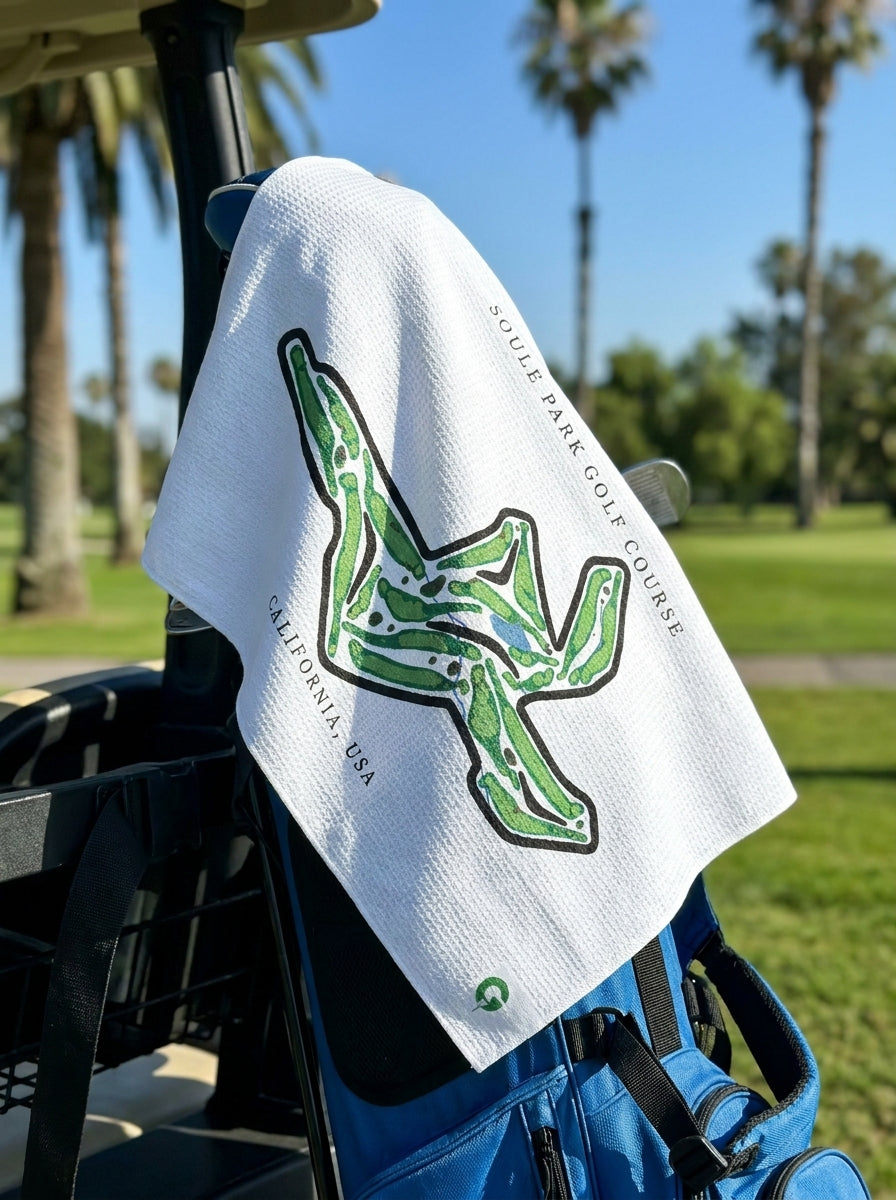 Soule Park Golf Course Print, California | Golf Course Print Towels | Golf Course Microfiber