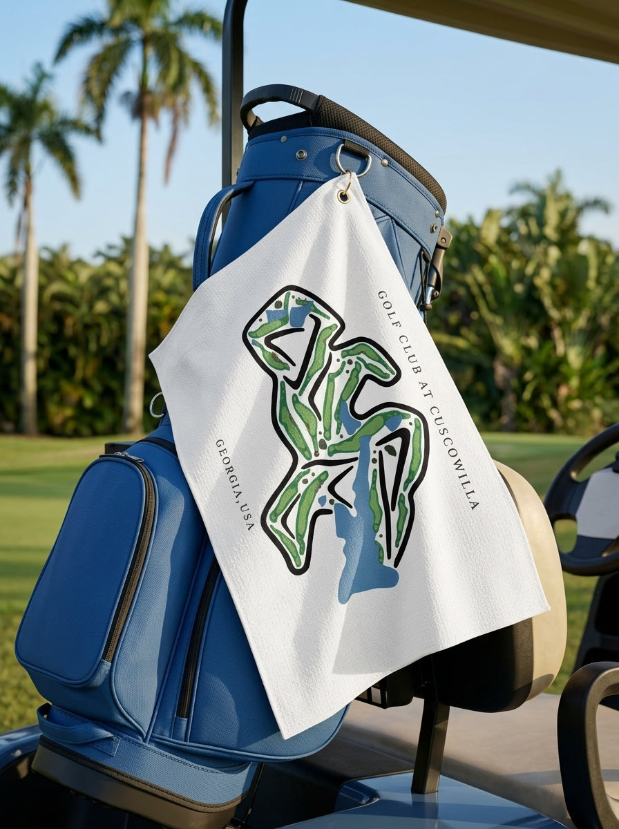 Cuscowilla Golf Club, Golf Course Print, Georgia | Golf Course Print Towels | Golf Course Microfiber