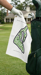 Poppy Hills Golf Course Print, California | Golf Course Print Towels | Golf Course Microfiber