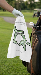 Rock Creek Country Club Golf Course Prints, Oregon | Golf Course Print Towels | Golf Course Microfiber