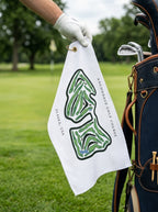 Anchorage Golf Course Towel, Alaska | Golf Course Print Towels