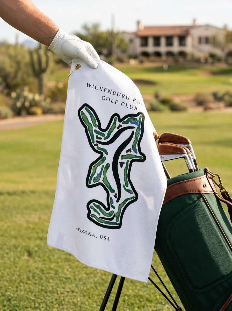 Wickenburg Ranch Golf Club, Arizona | Golf Course Print Towels | Golf Course Microfiber