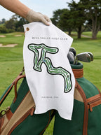 Bull Valley Golf Club, Golf Course Towel, Illinois | Golf Course Print Towels